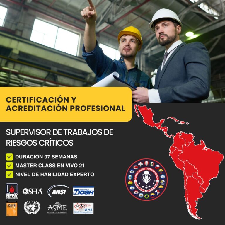 ACREDITACIÓN INTERNACIONAL – SUPERVISOR DE RIESGOS – INICIO 21 DE MAYO
