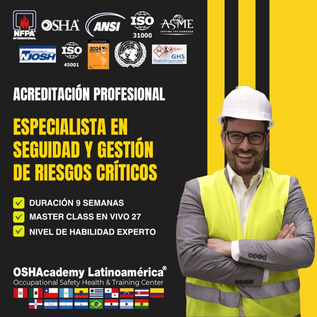 ACREDITACIÓN INTERNACIONAL – ESPECIALISTA EN GESTIÓN DE RIEGOS INICIO 21 DE MAYO EN CURSO